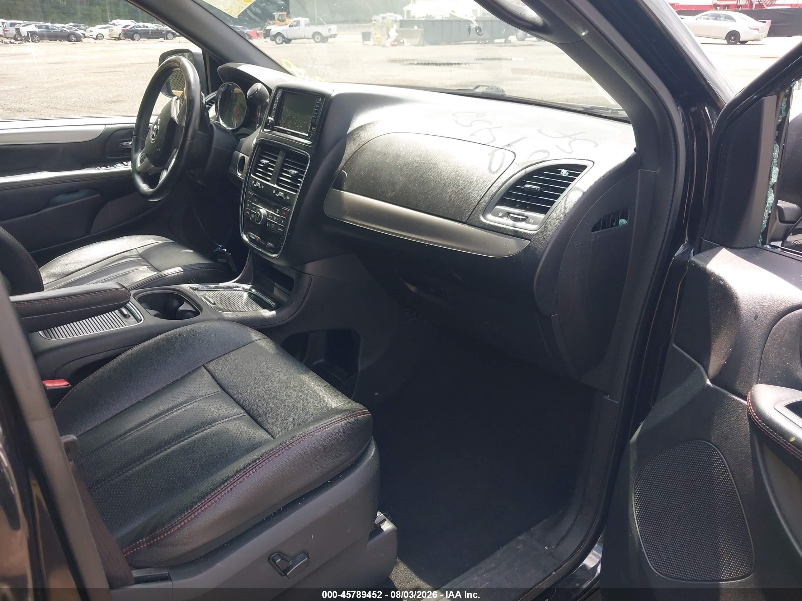 2019 Dodge Grand Caravan Gt Black vin: 2C4RDGEG9KR646284