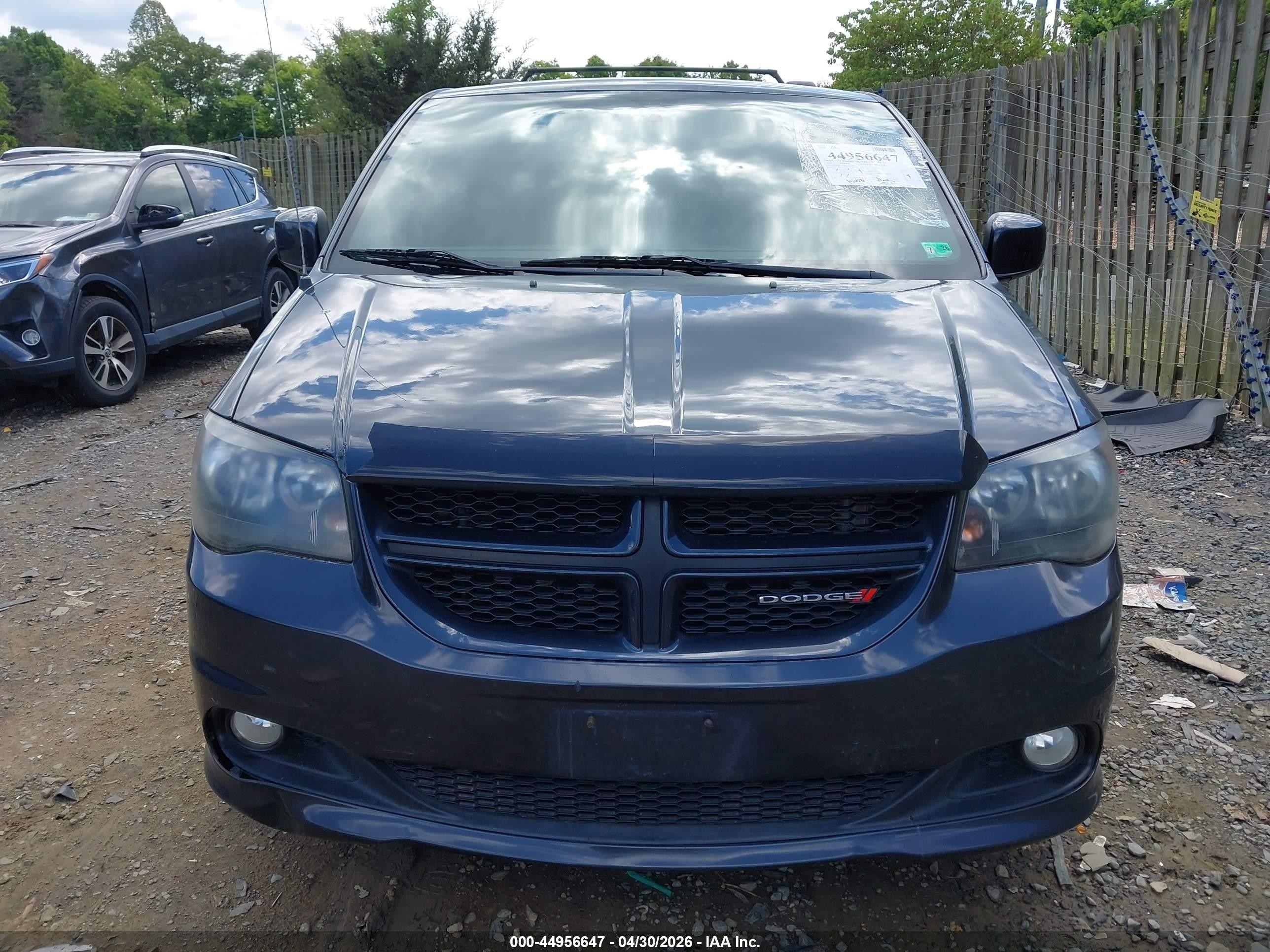 2014 Dodge Grand Caravan R/t Black vin: 2C4RDGEGXER379077