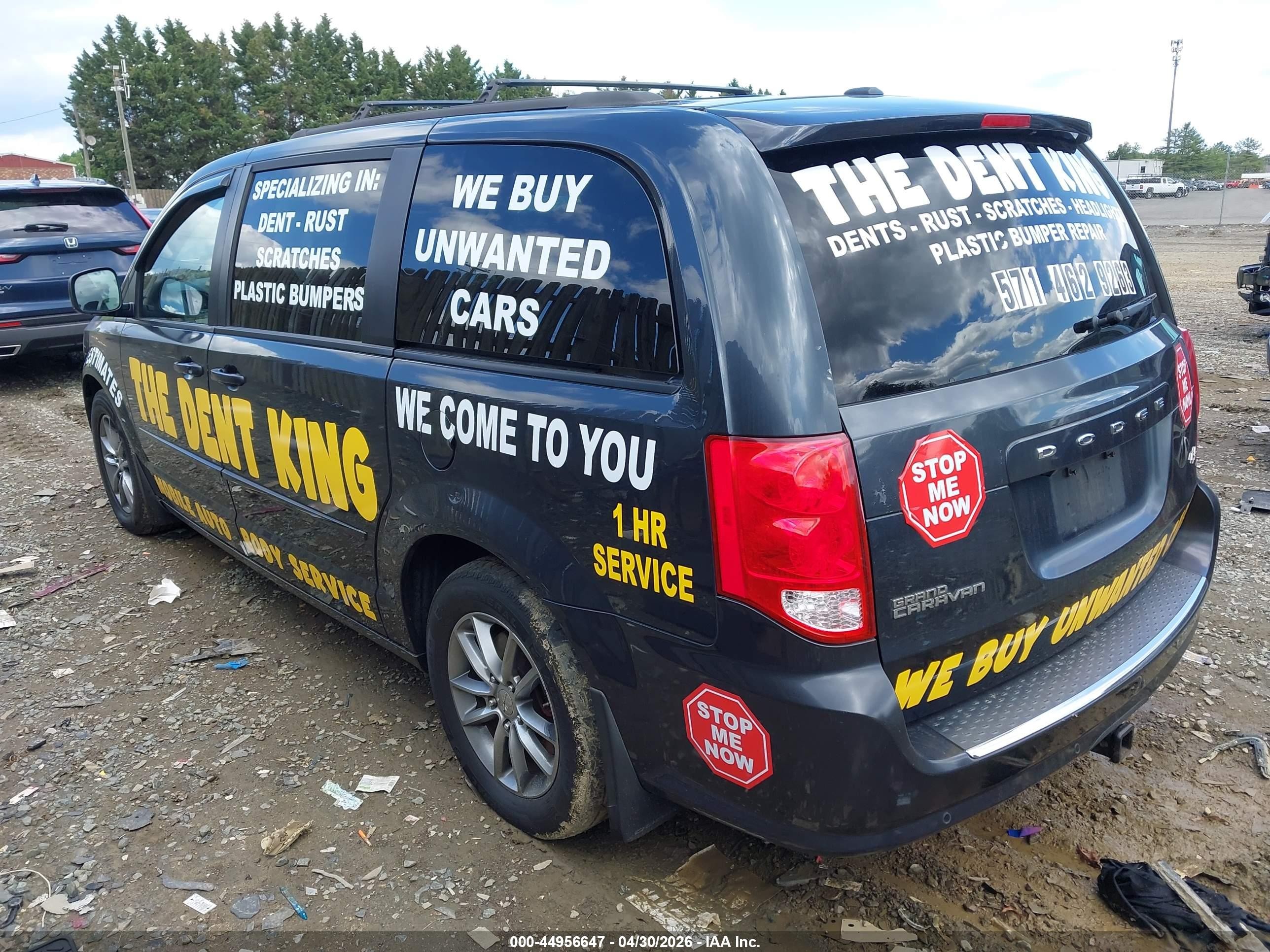 2014 Dodge Grand Caravan R/t Black vin: 2C4RDGEGXER379077