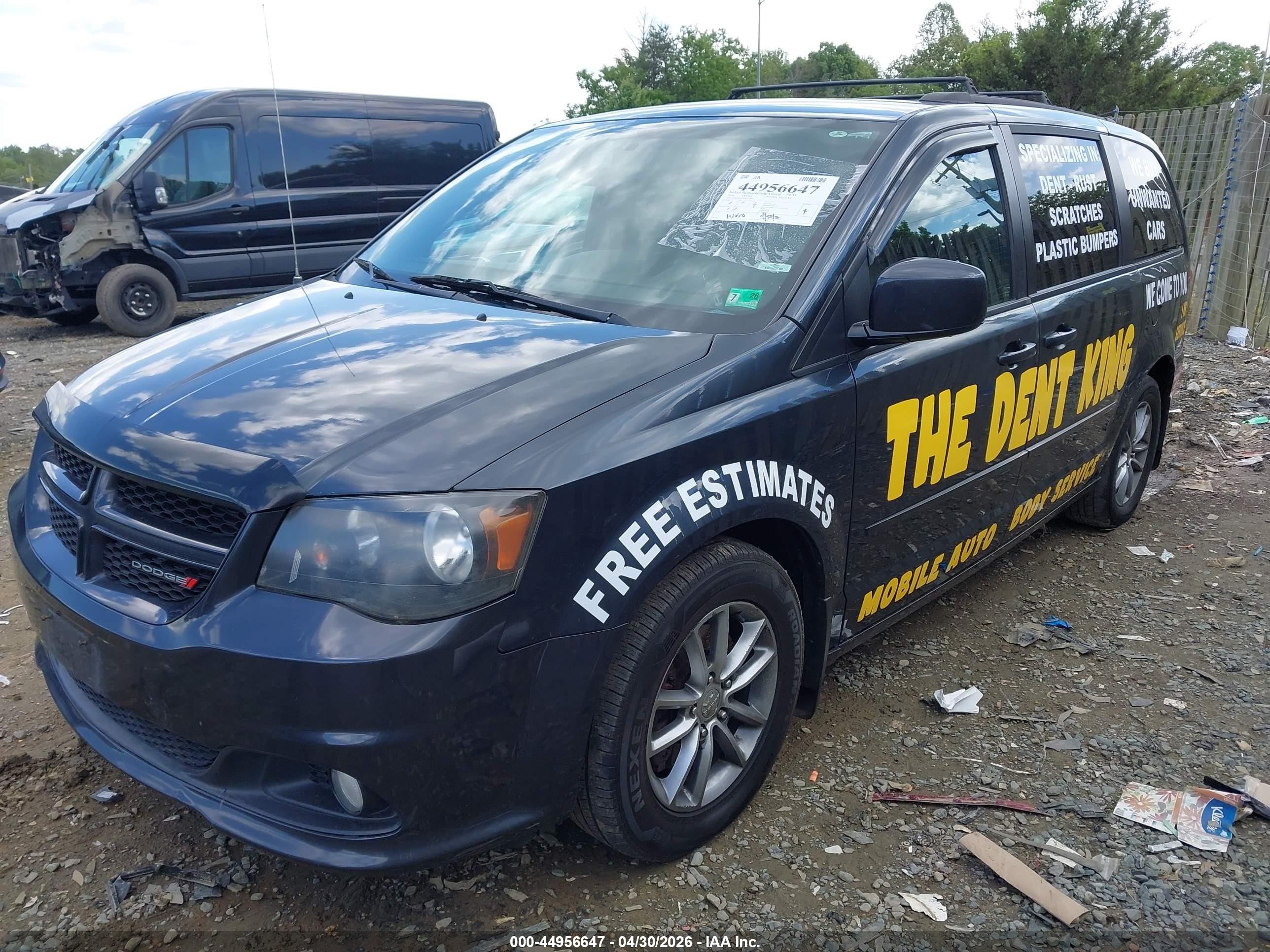 2014 Dodge Grand Caravan R/t Black vin: 2C4RDGEGXER379077