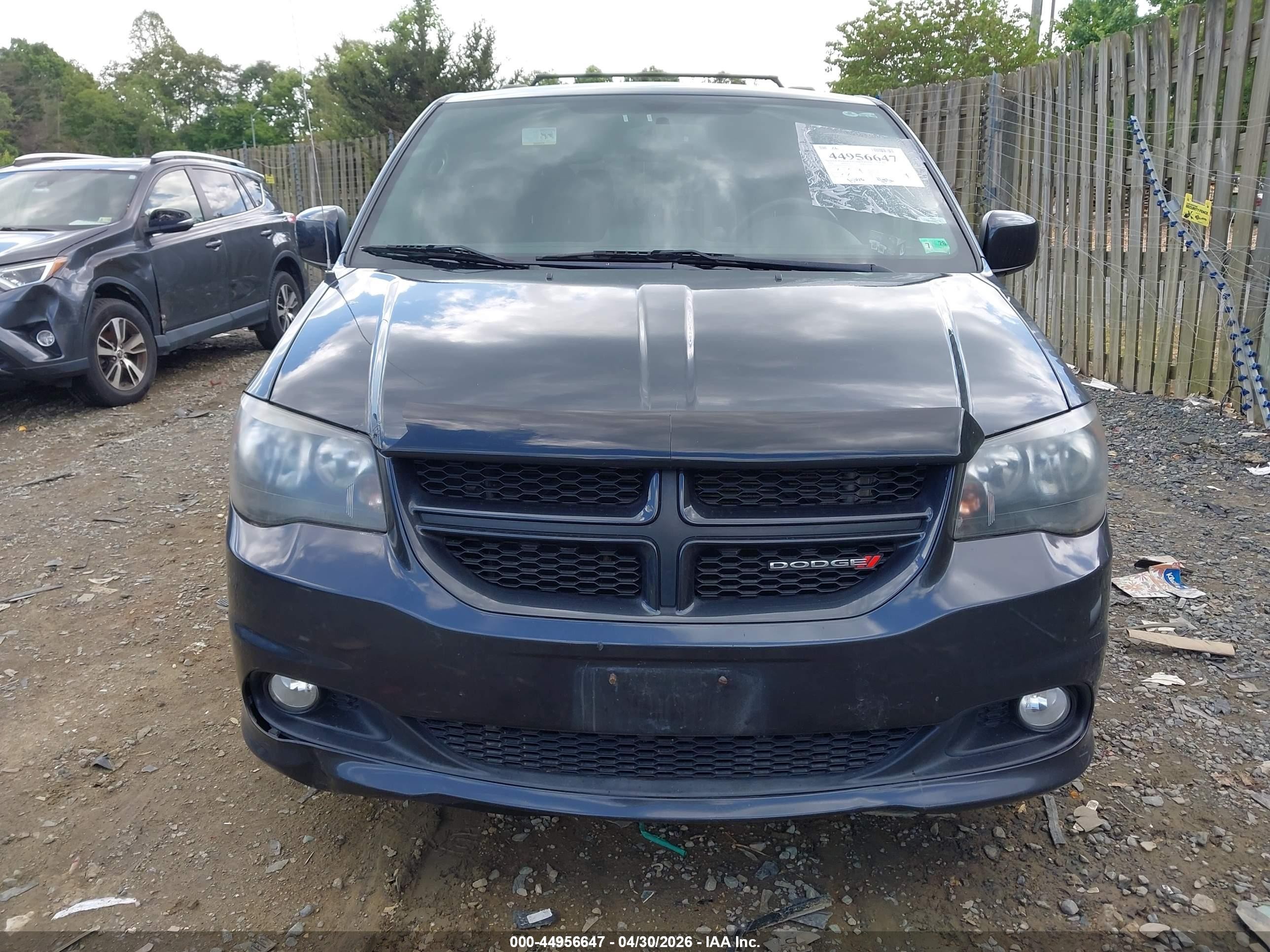2014 Dodge Grand Caravan R/t Black vin: 2C4RDGEGXER379077