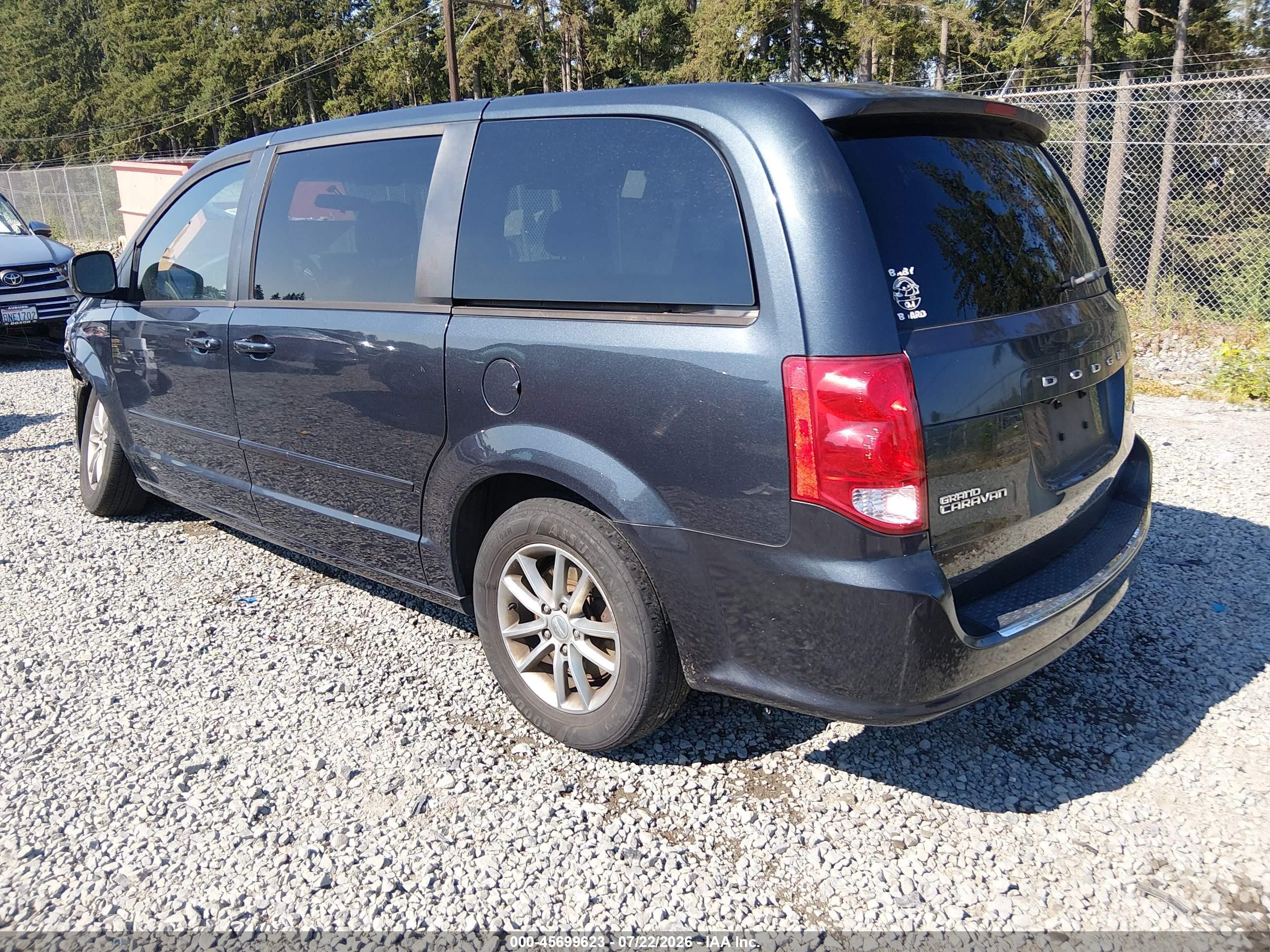 2014 Dodge Grand Caravan R/t Black vin: 2C4RDGEGXER462329
