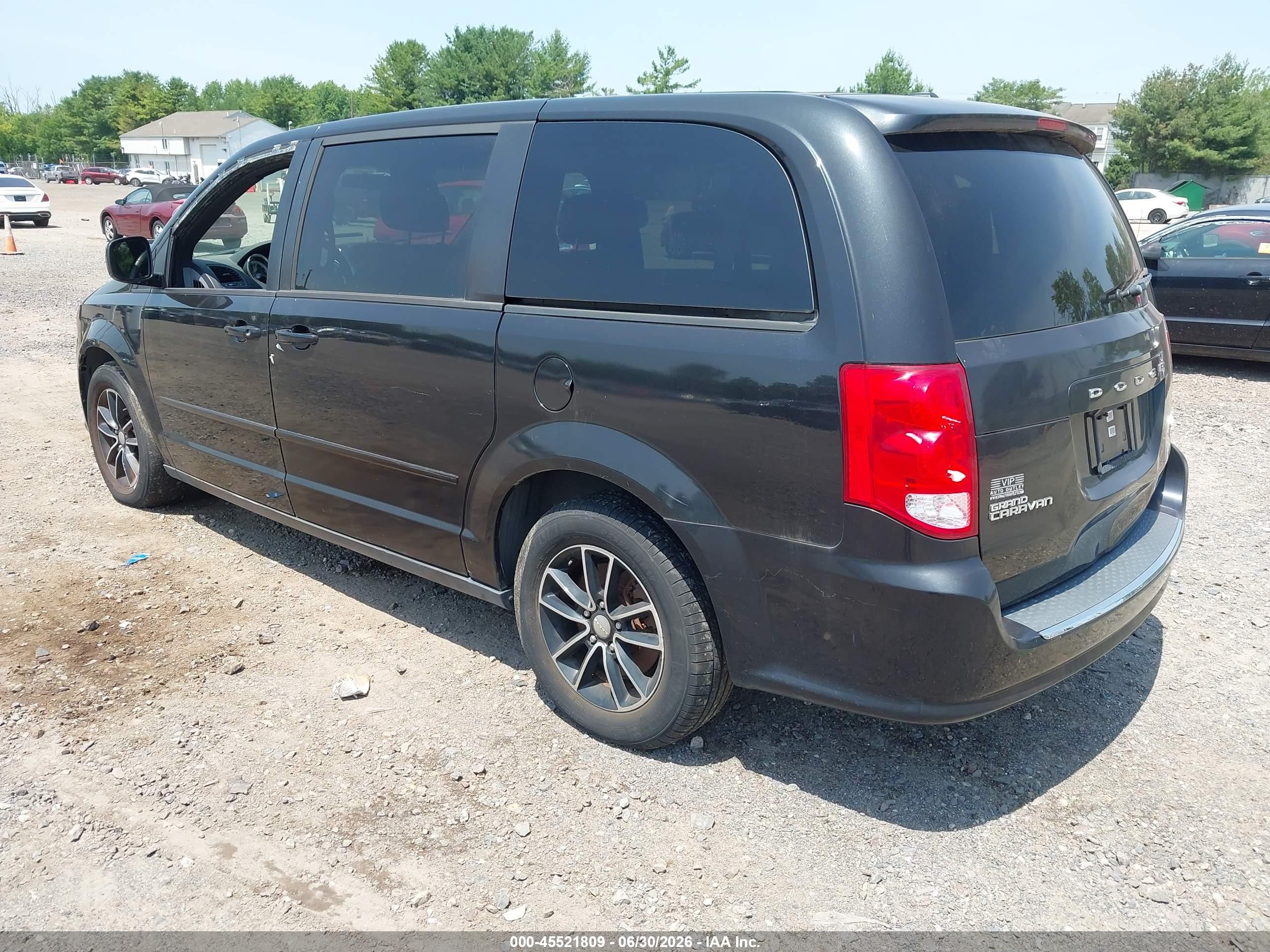 2015 Dodge Grand Caravan R/t Black vin: 2C4RDGEGXFR564179