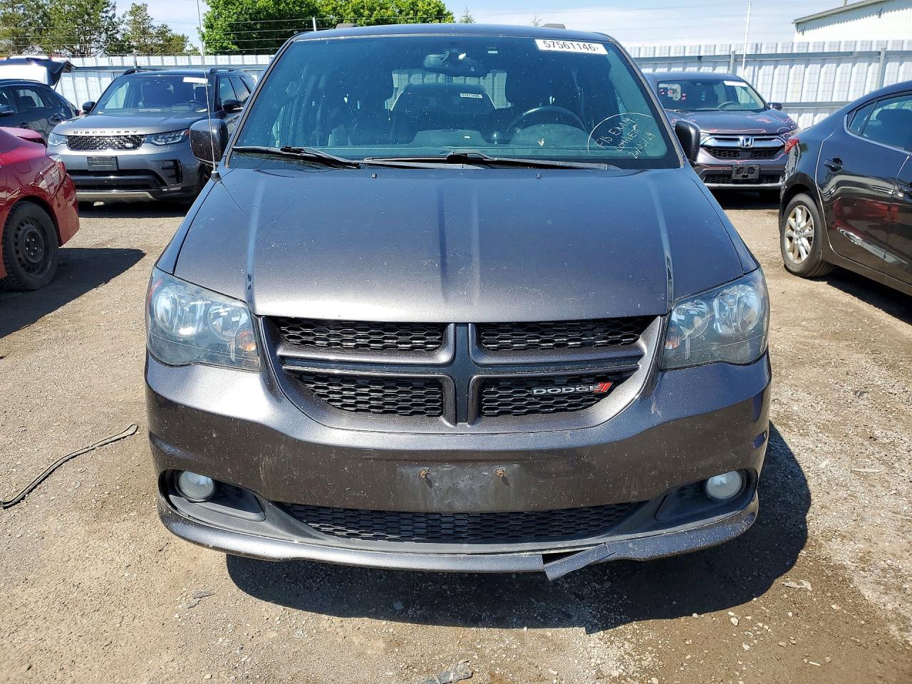 2015 Dodge Grand Caravan R/t Gray vin: 2C4RDGEGXFR650107