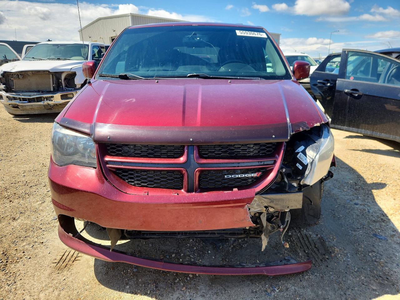 2017 Dodge Grand Caravan Gt Красный vin: 2C4RDGEGXHR602271