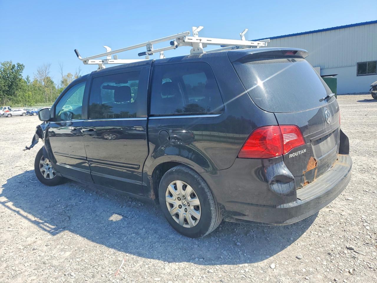 2012 Volkswagen Routan S Black vin: 2C4RVAAG7CR277006