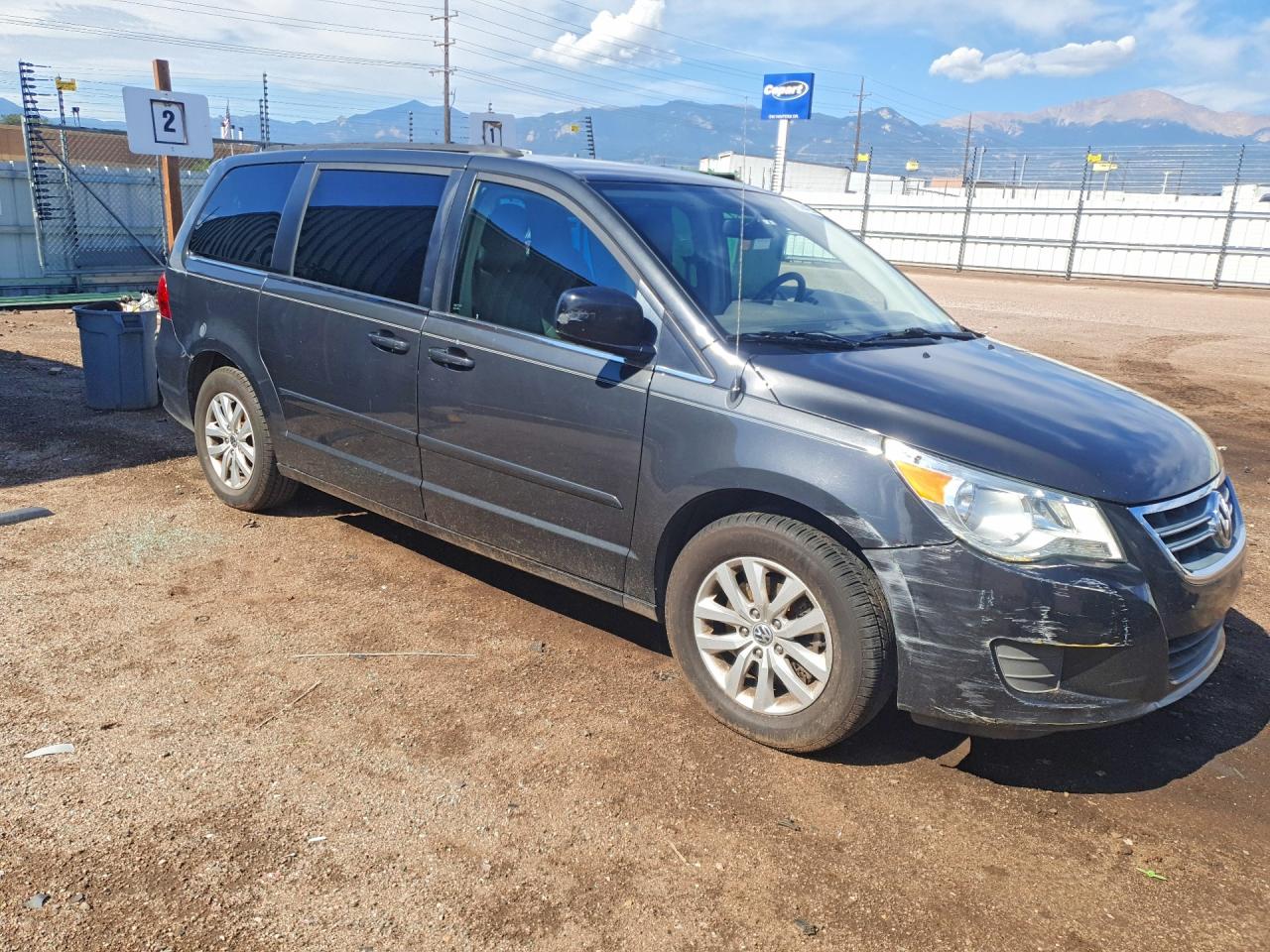 2012 Volkswagen Routan Se Black vin: 2C4RVABG2CR276327