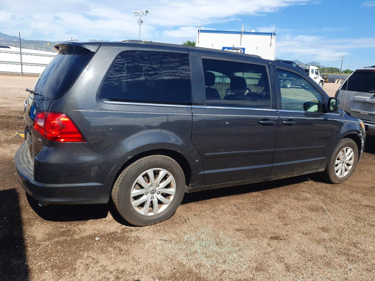 2012 Volkswagen Routan Se Black vin: 2C4RVABG2CR276327