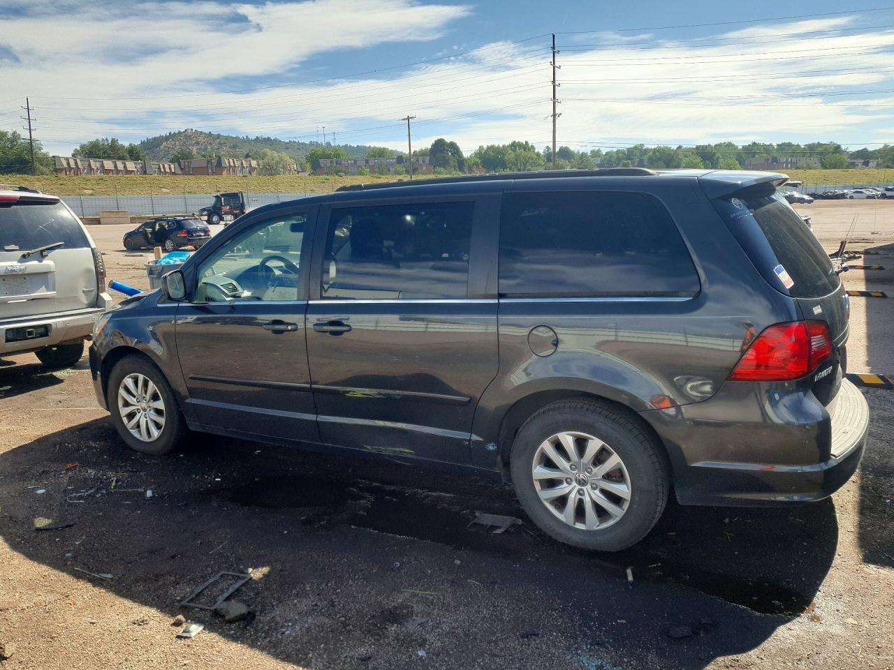 2012 Volkswagen Routan Se Black vin: 2C4RVABG2CR276327