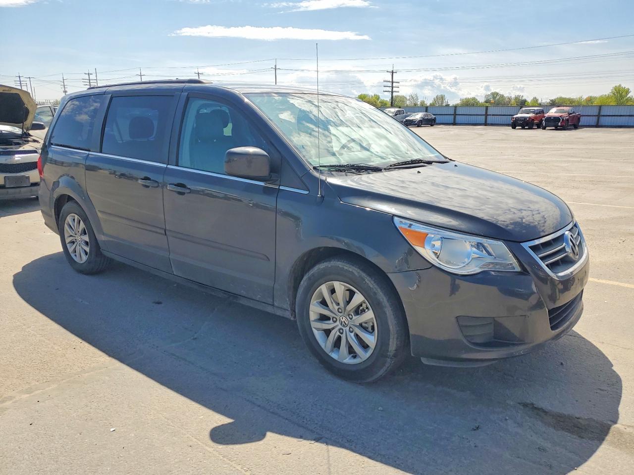 2012 Volkswagen Routan Угольный vin: 2C4RVABG2CR294133