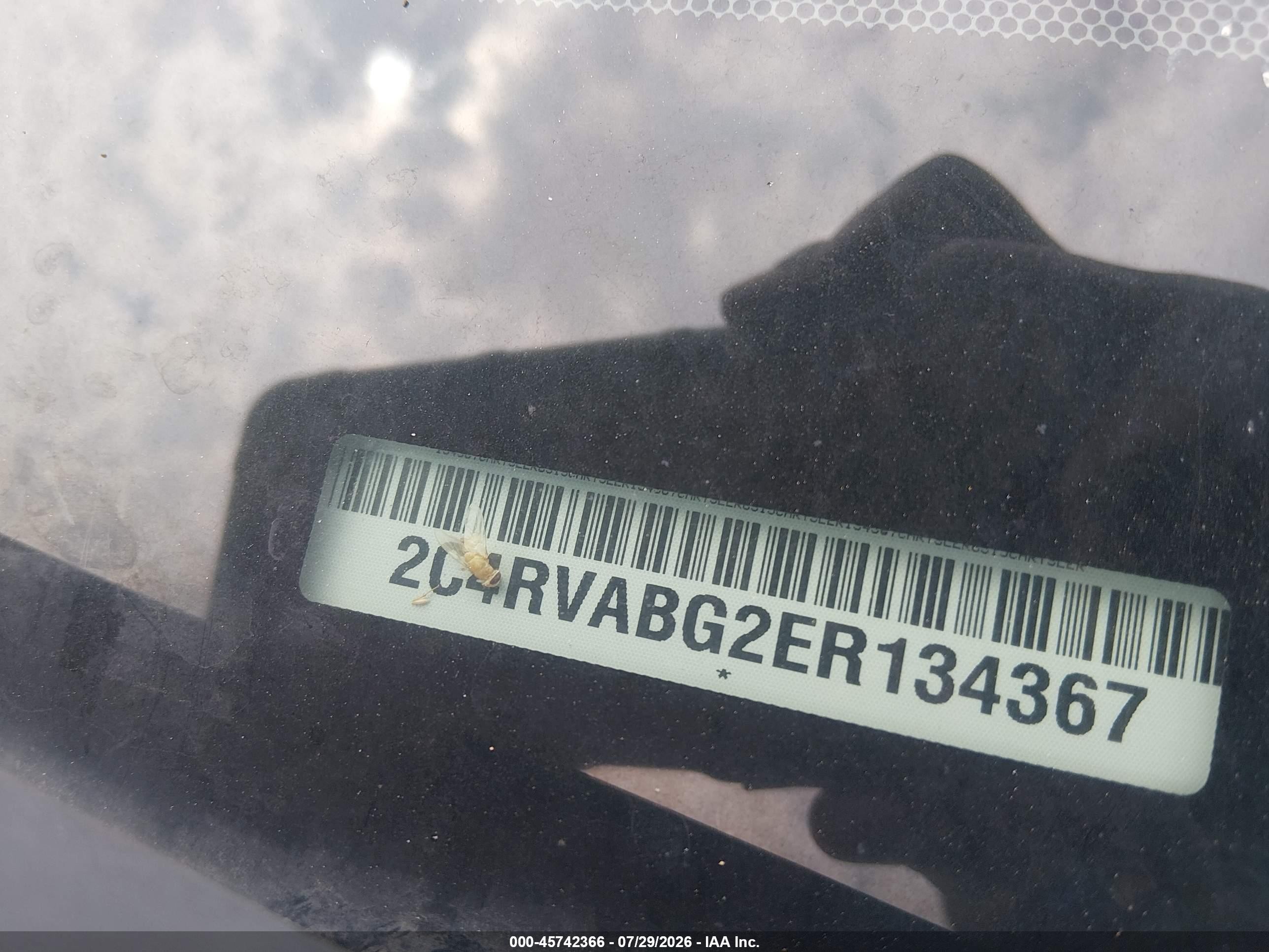 2014 Volkswagen Routan Se Синий vin: 2C4RVABG2ER134367