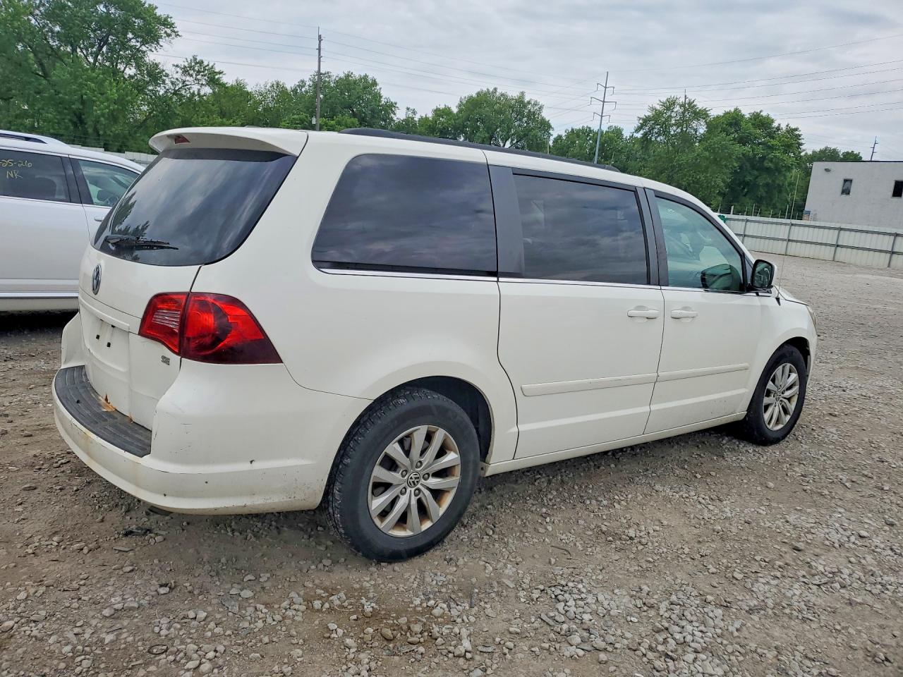 2012 Volkswagen Routan Se White vin: 2C4RVABG3CR392202