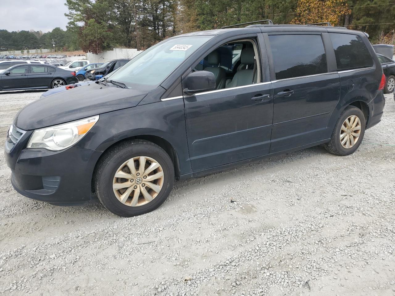 2014 Volkswagen Routan Se Black vin: 2C4RVABG3ER135351