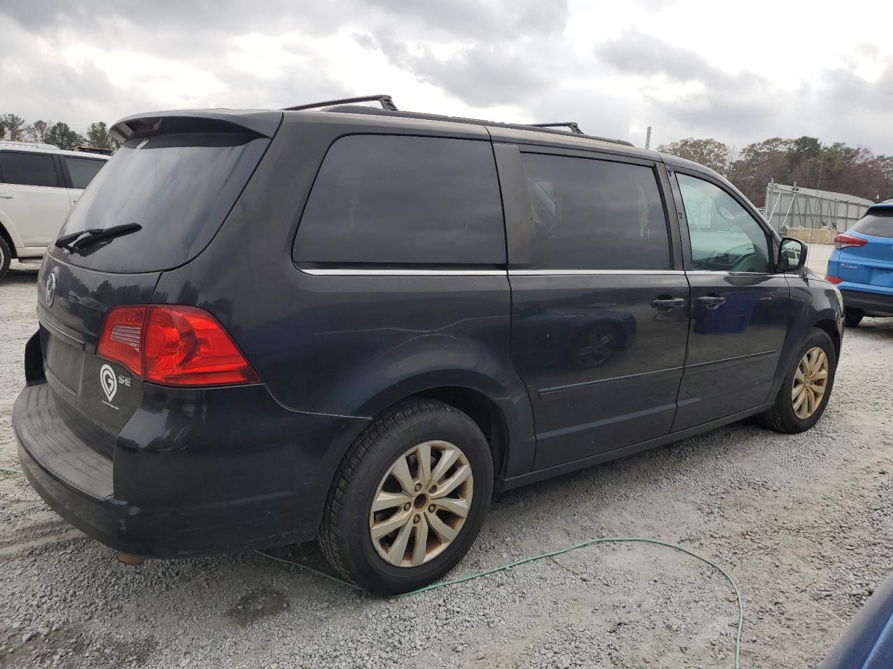 2014 Volkswagen Routan Se Black vin: 2C4RVABG3ER135351