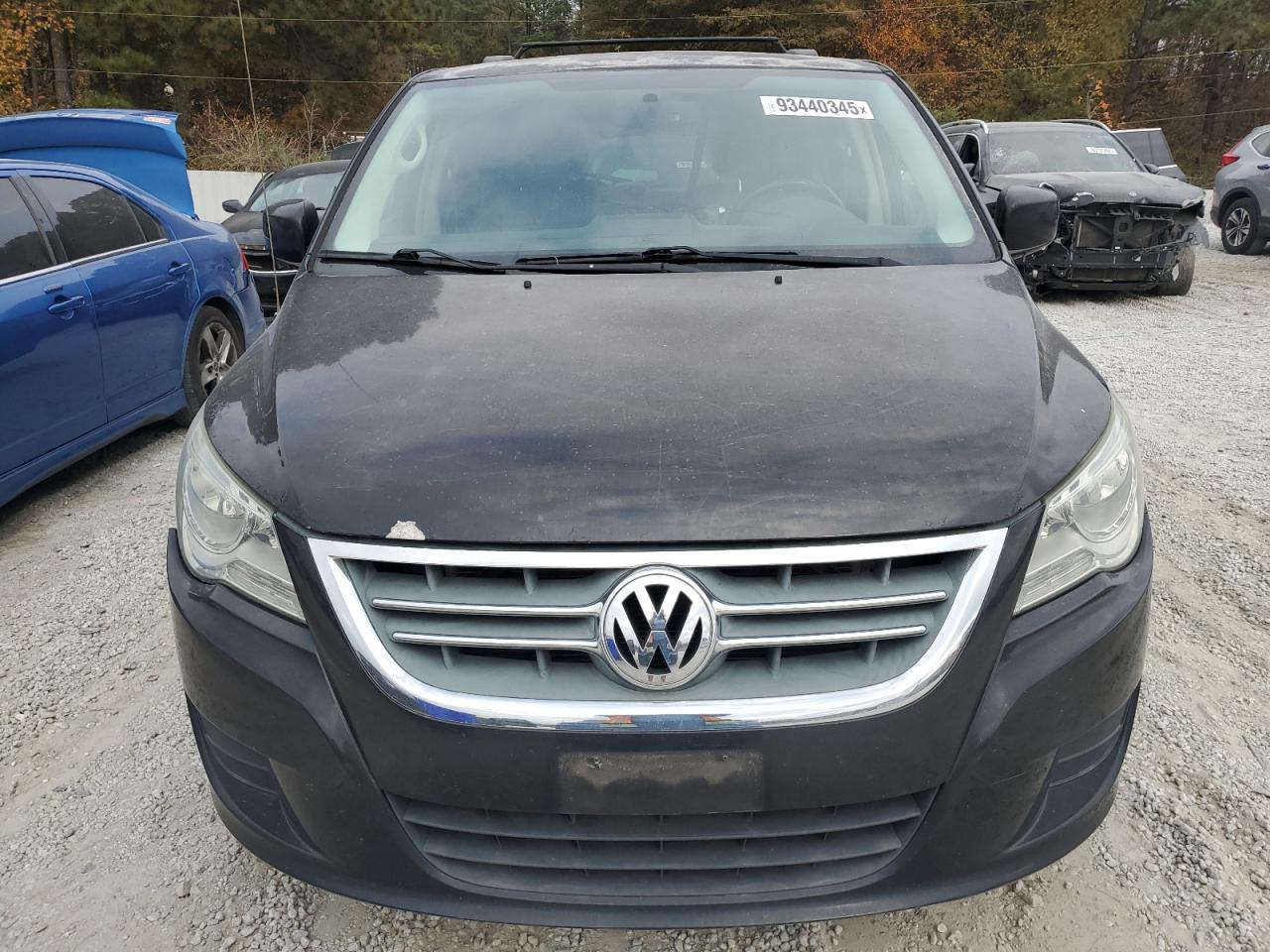 2014 Volkswagen Routan Se Black vin: 2C4RVABG3ER135351