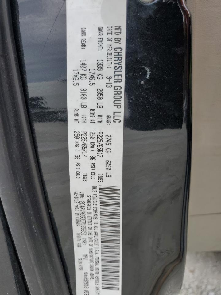 2014 Volkswagen Routan Se Black vin: 2C4RVABG3ER135351