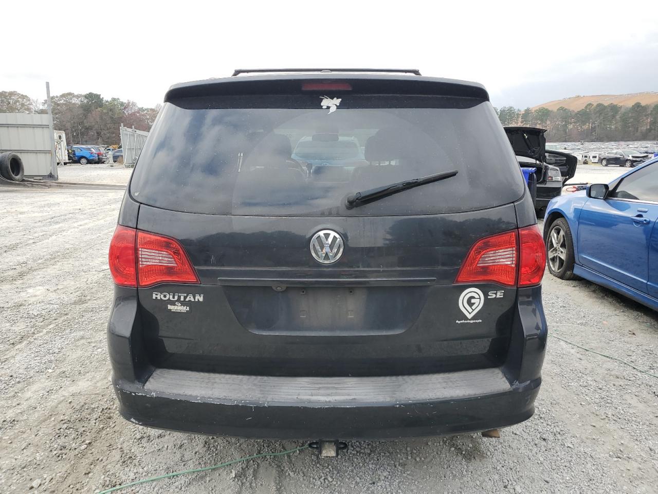 2014 Volkswagen Routan Se Black vin: 2C4RVABG3ER135351