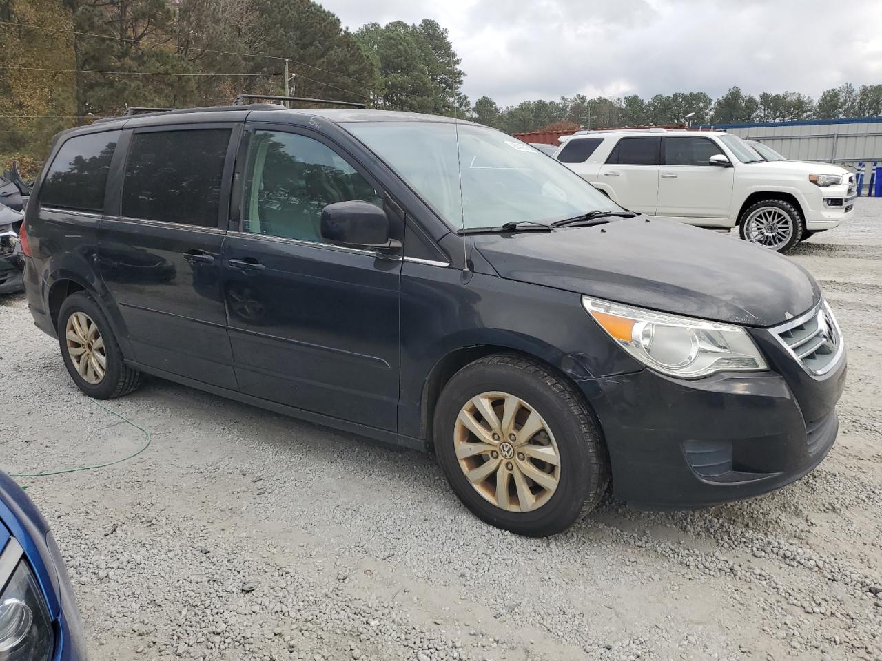 2014 Volkswagen Routan Se Black vin: 2C4RVABG3ER135351