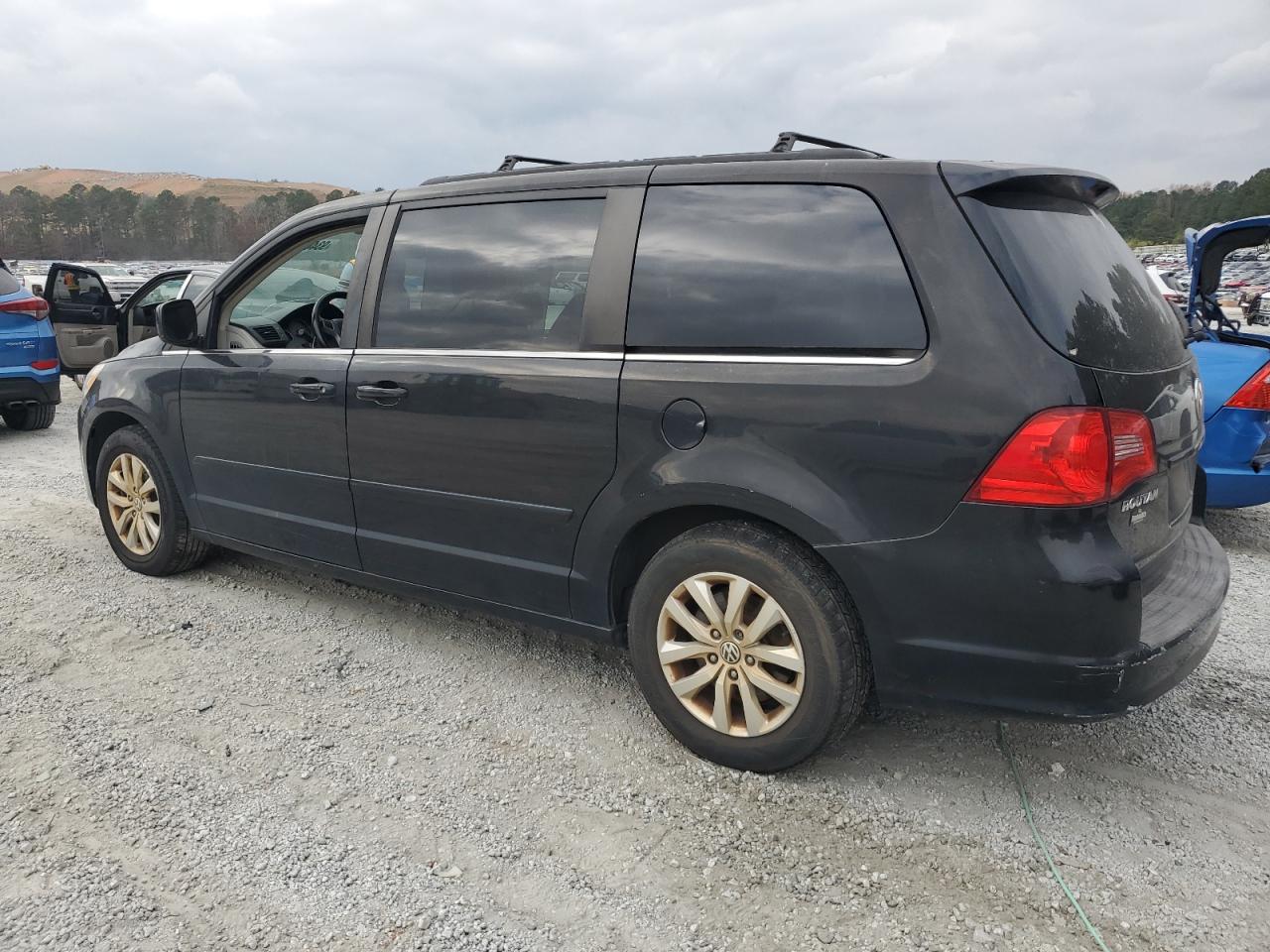 2014 Volkswagen Routan Se Black vin: 2C4RVABG3ER135351