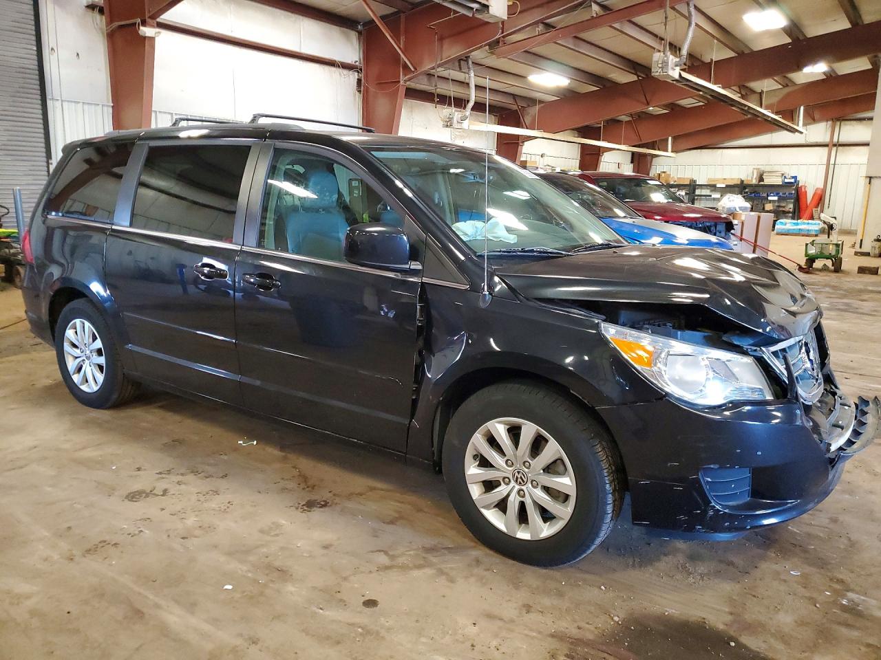 2013 Volkswagen Routan Se Blue vin: 2C4RVABG6DR724733