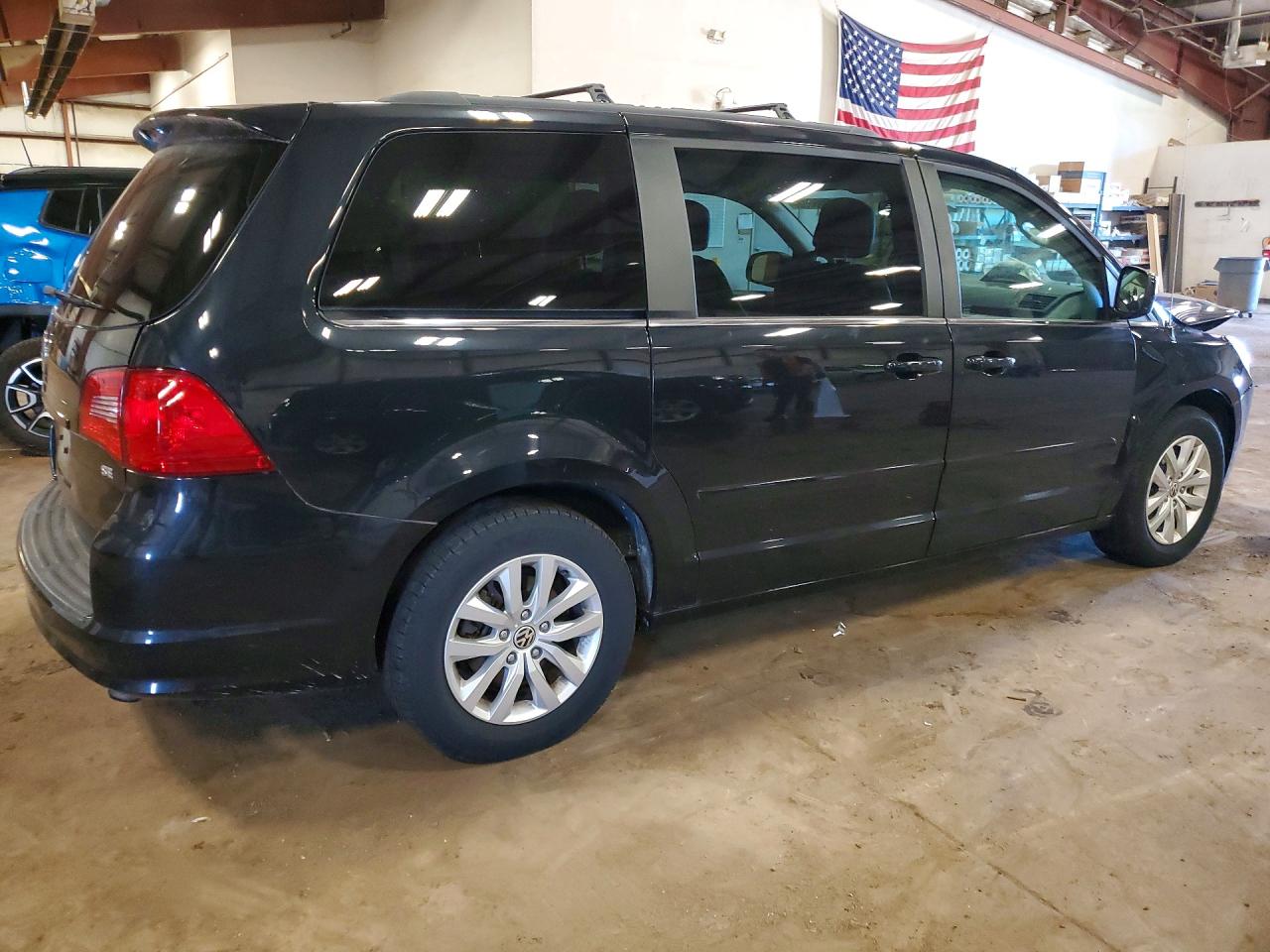 2013 Volkswagen Routan Se Blue vin: 2C4RVABG6DR724733