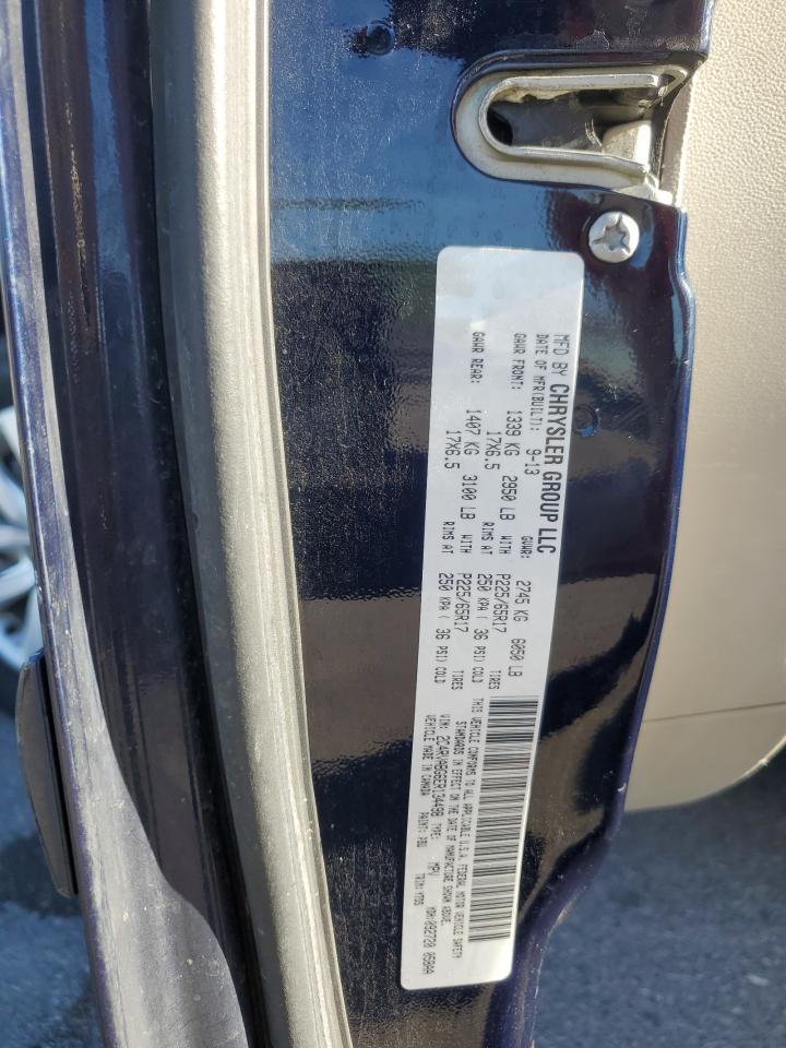 2014 Volkswagen Routan Se Blue vin: 2C4RVABG6ER134498
