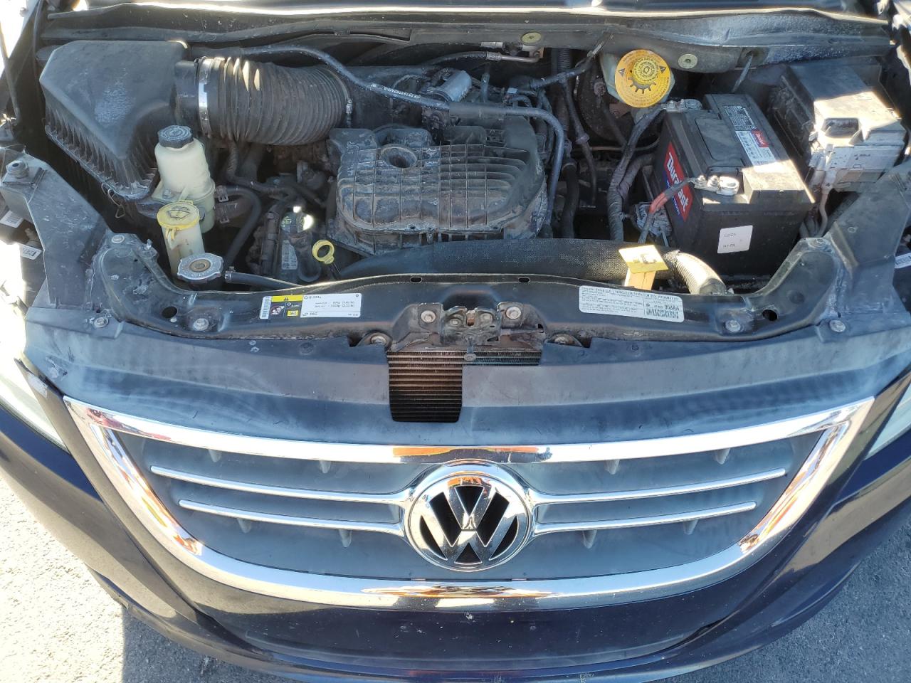 2014 Volkswagen Routan Se Blue vin: 2C4RVABG6ER134498