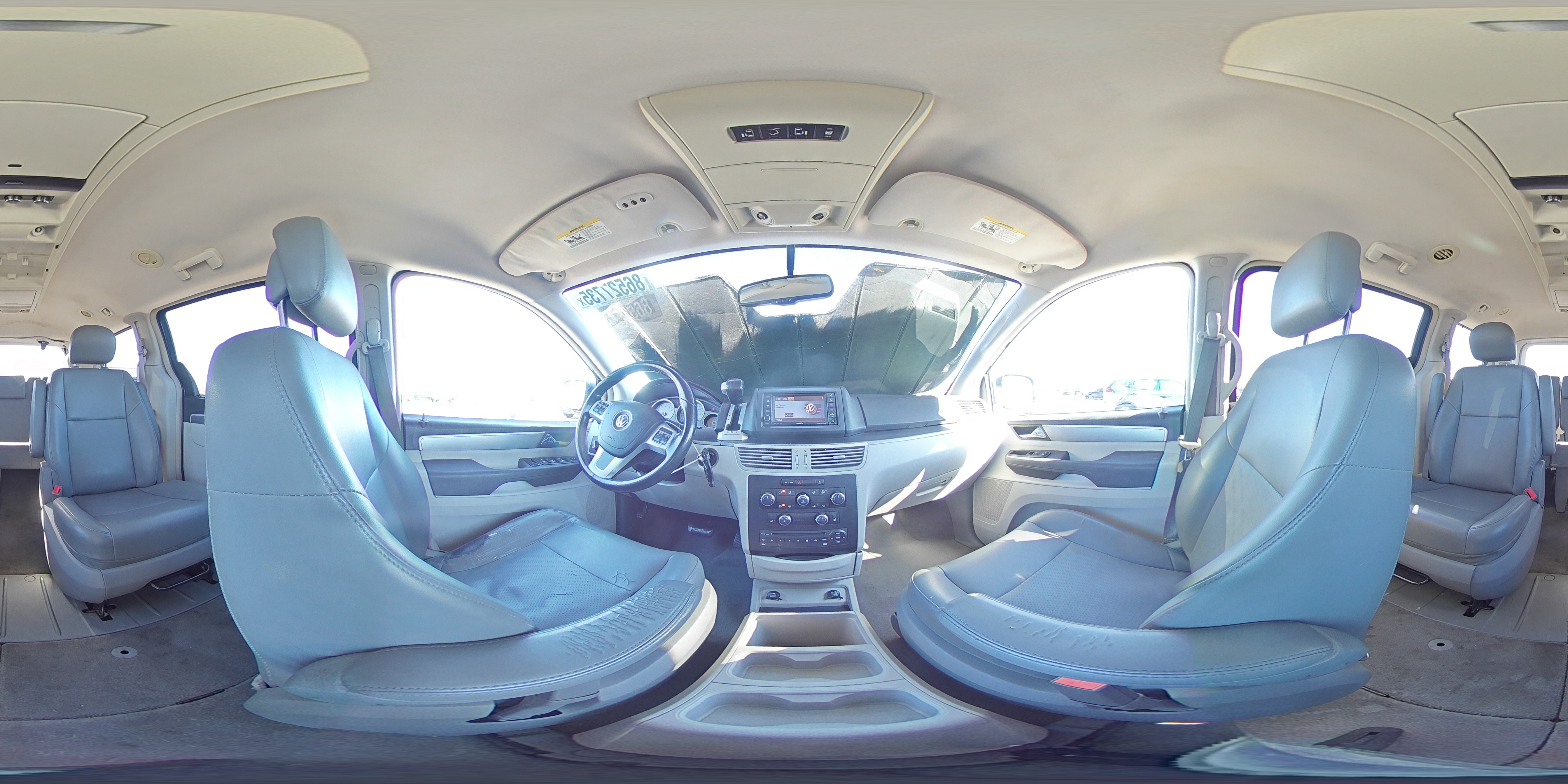 2014 Volkswagen Routan Se Blue vin: 2C4RVABG6ER134498