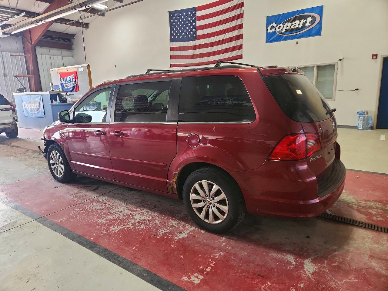 2012 Volkswagen Routan Se Burgundy vin: 2C4RVABG7CR276680