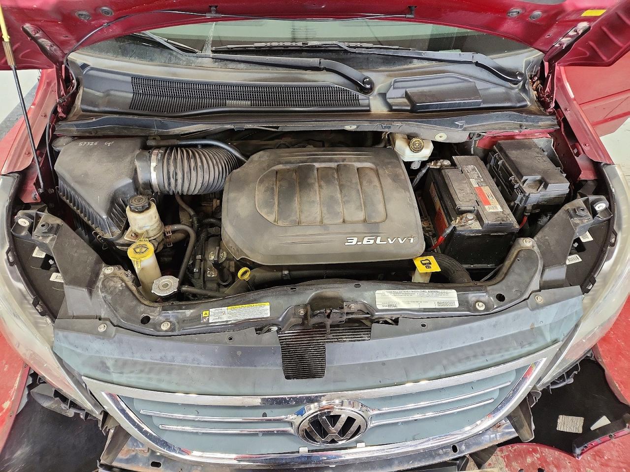 2012 Volkswagen Routan Se Burgundy vin: 2C4RVABG7CR276680