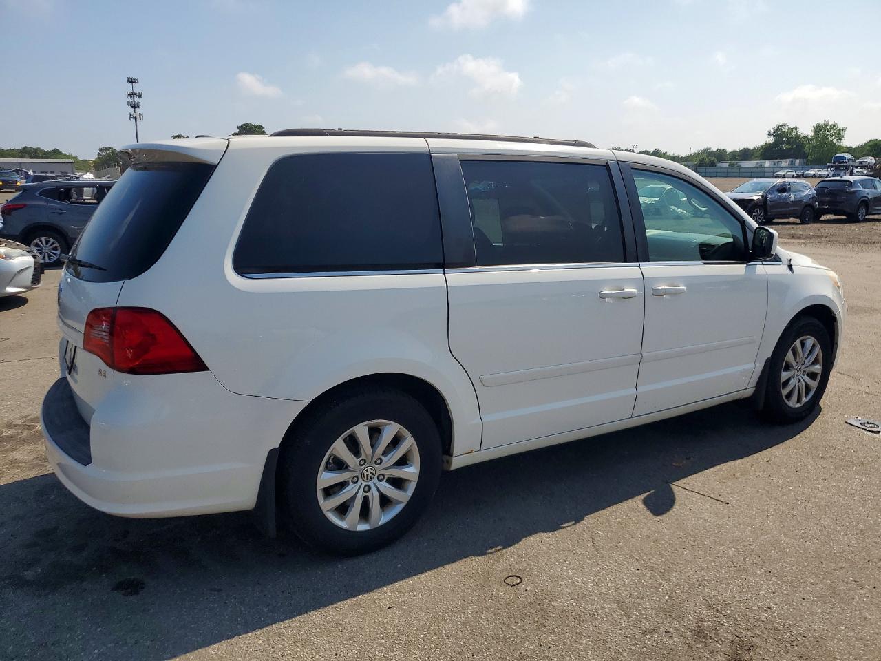 2012 Volkswagen Routan Se White vin: 2C4RVABG7CR392008