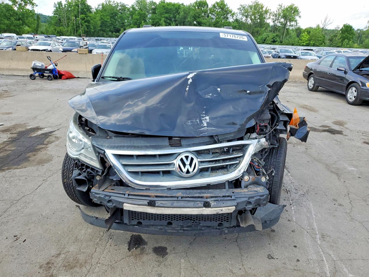 2012 Volkswagen Routan Se Black vin: 2C4RVABG8CR222286