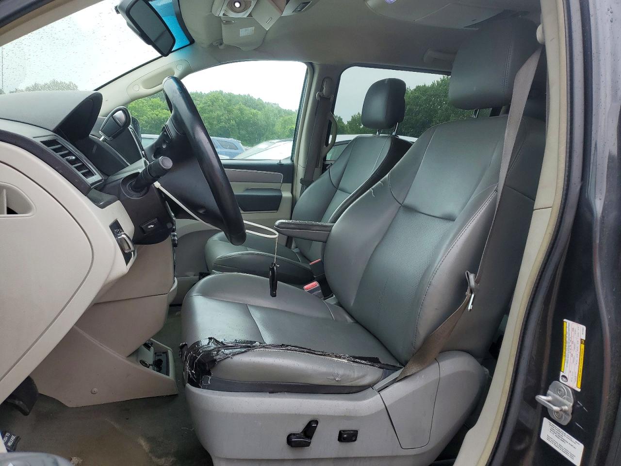 2012 Volkswagen Routan Se Gray vin: 2C4RVABGXCR193907