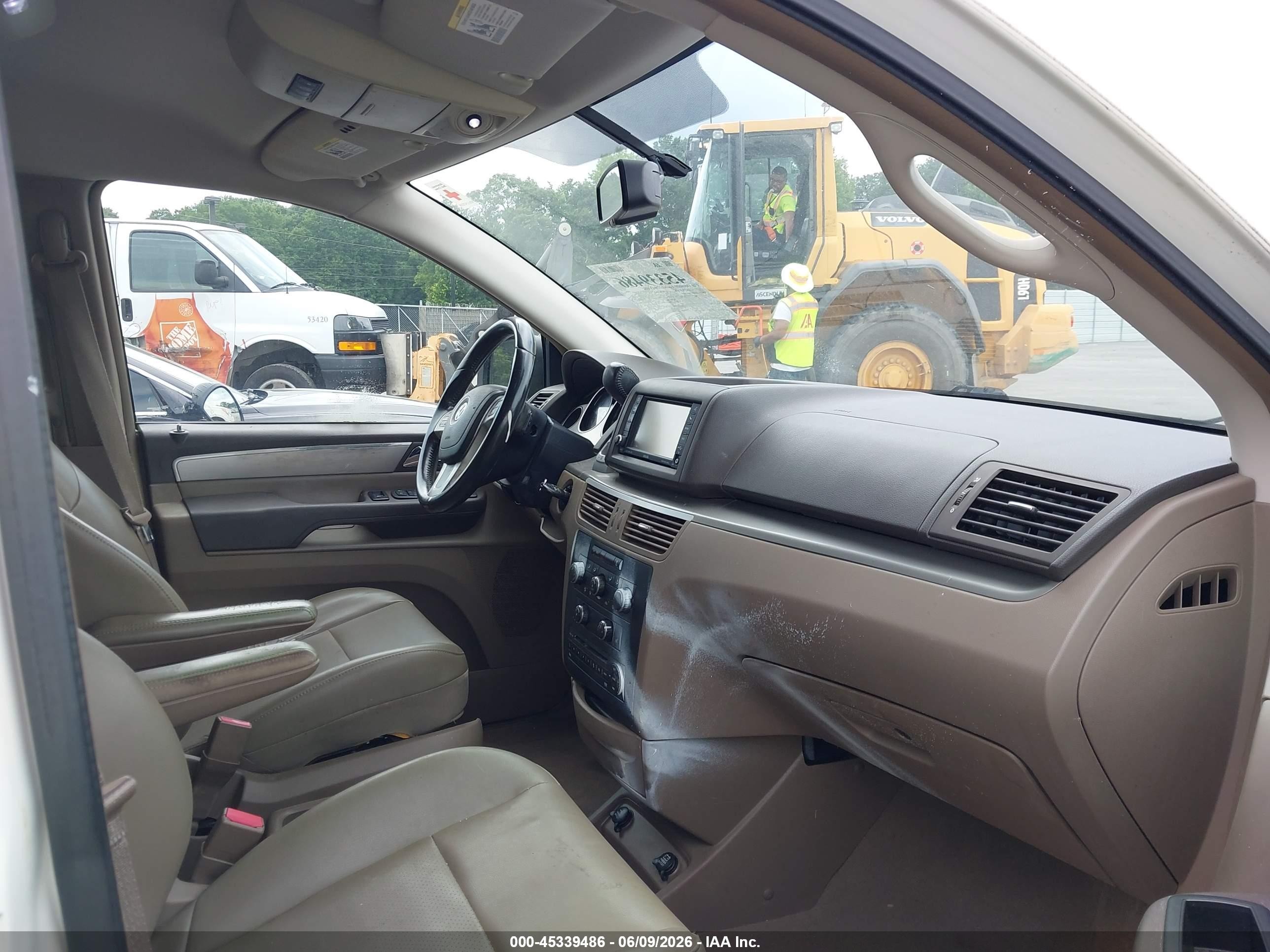 2012 Volkswagen Routan Se White vin: 2C4RVABGXCR391869