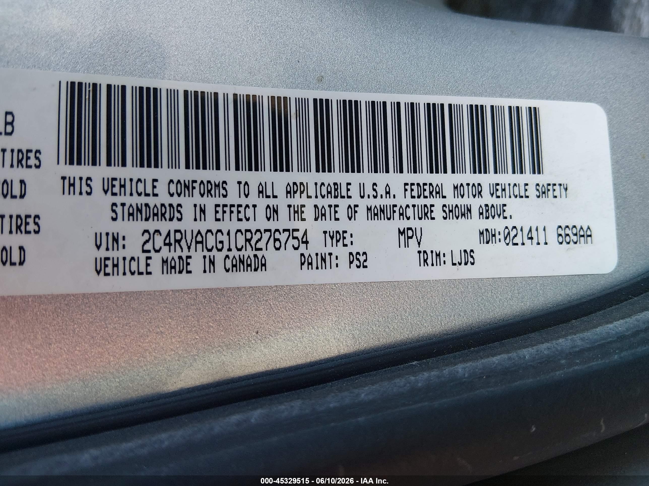 2012 Volkswagen Routan Sel Silver vin: 2C4RVACG1CR276754