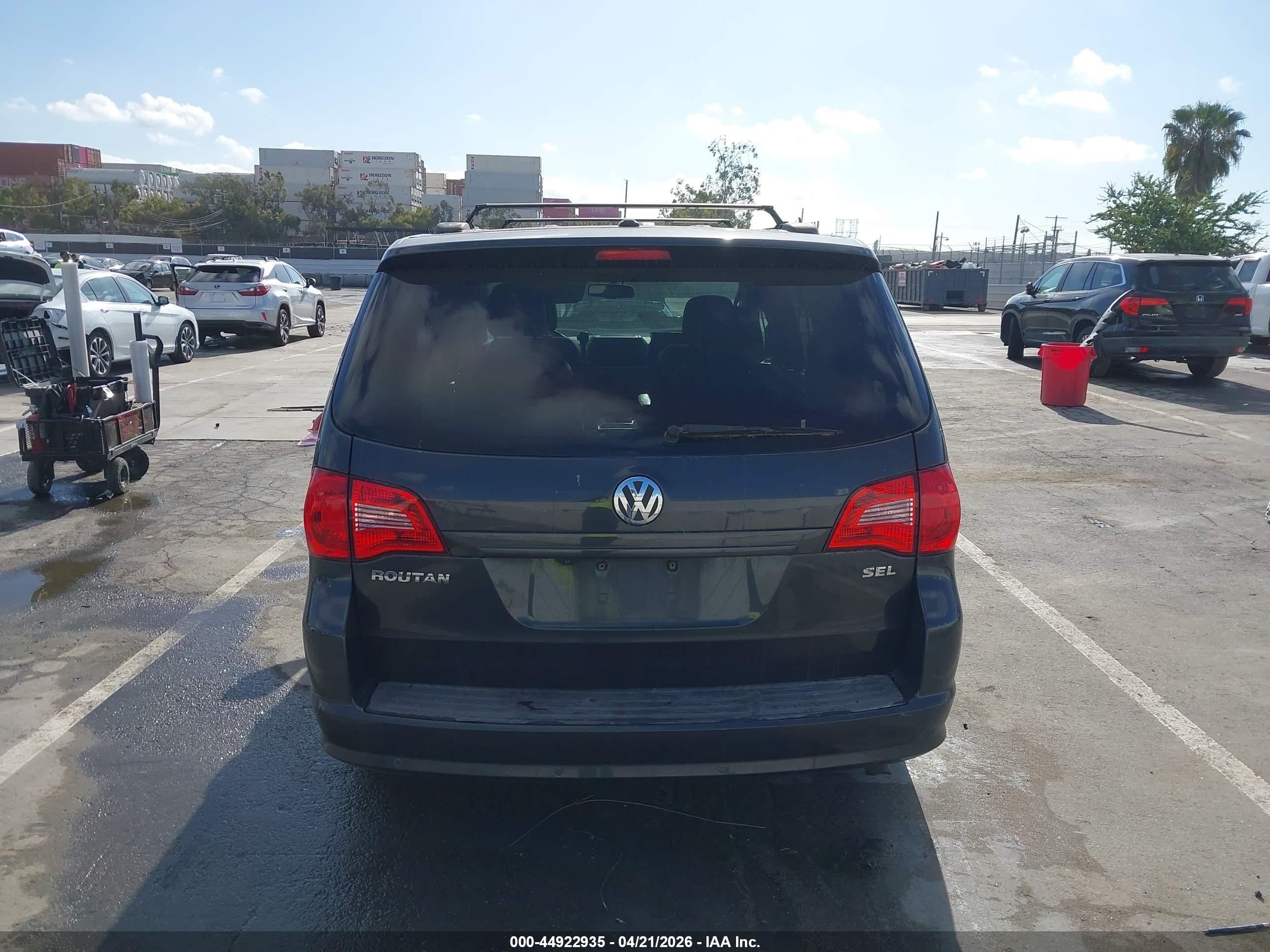 2012 Volkswagen Routan Sel Premium Черный vin: 2C4RVADG3CR164813