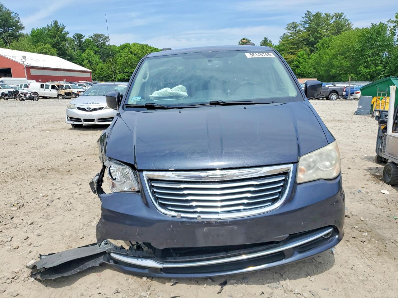 2014 Chrysler Town & Country Touring Синий vin: 2C7WC1BG2ER164724