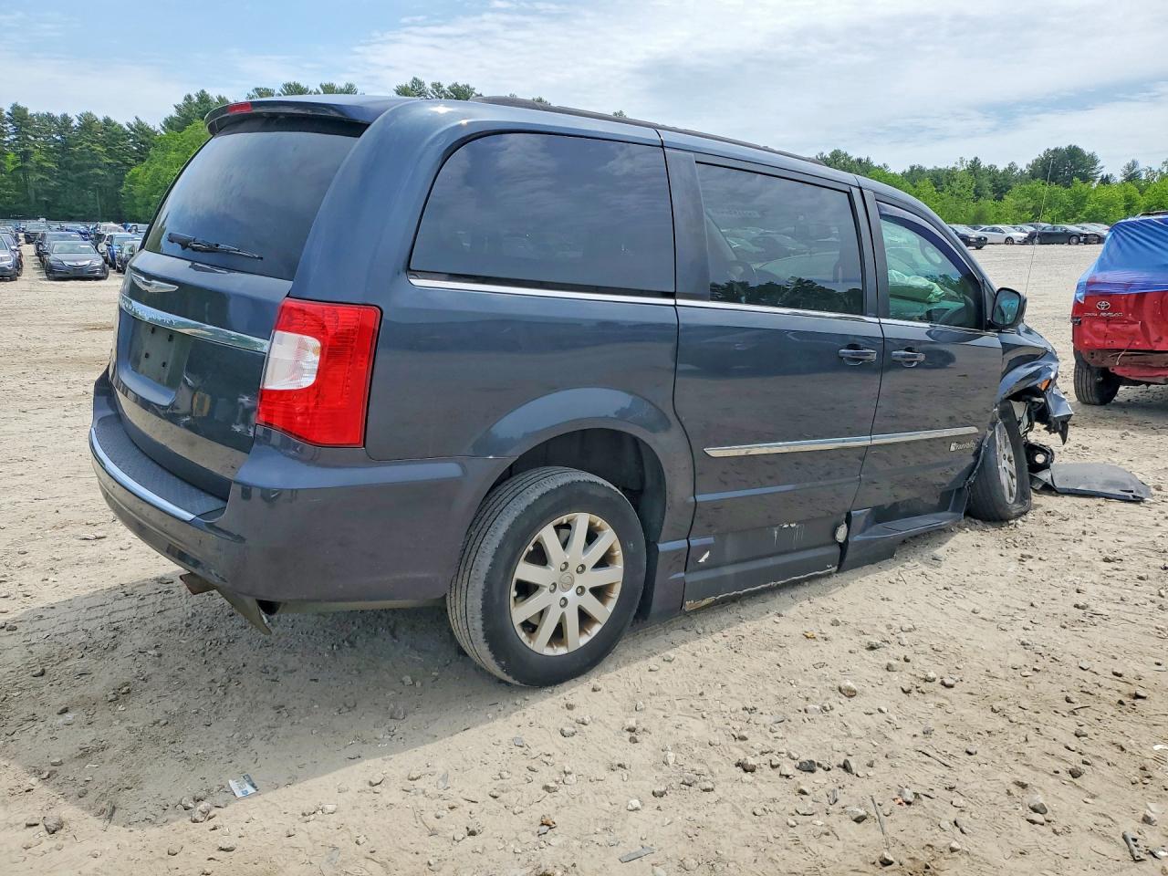 2014 Chrysler Town & Country Touring Синий vin: 2C7WC1BG2ER164724