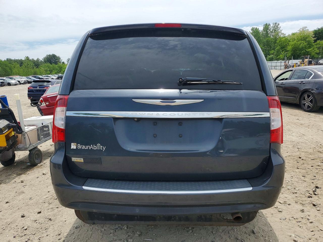 2014 Chrysler Town & Country Touring Синий vin: 2C7WC1BG2ER164724