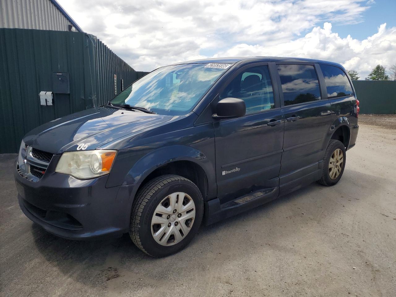 2014 Dodge Grand Caravan Se Blue vin: 2C7WDGBG2ER220404