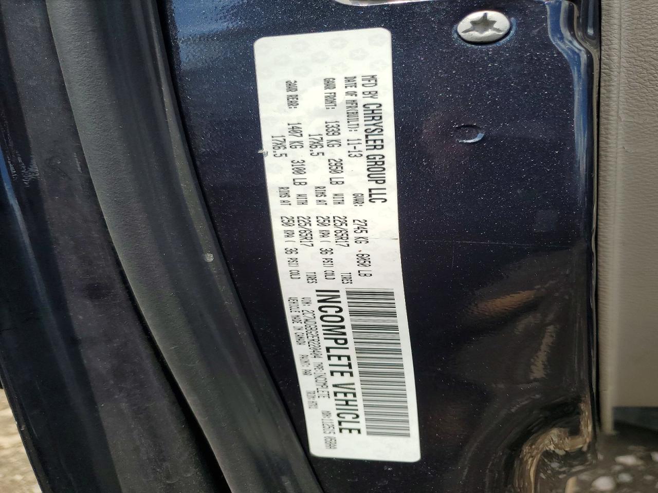 2014 Dodge Grand Caravan Se Blue vin: 2C7WDGBG2ER220404