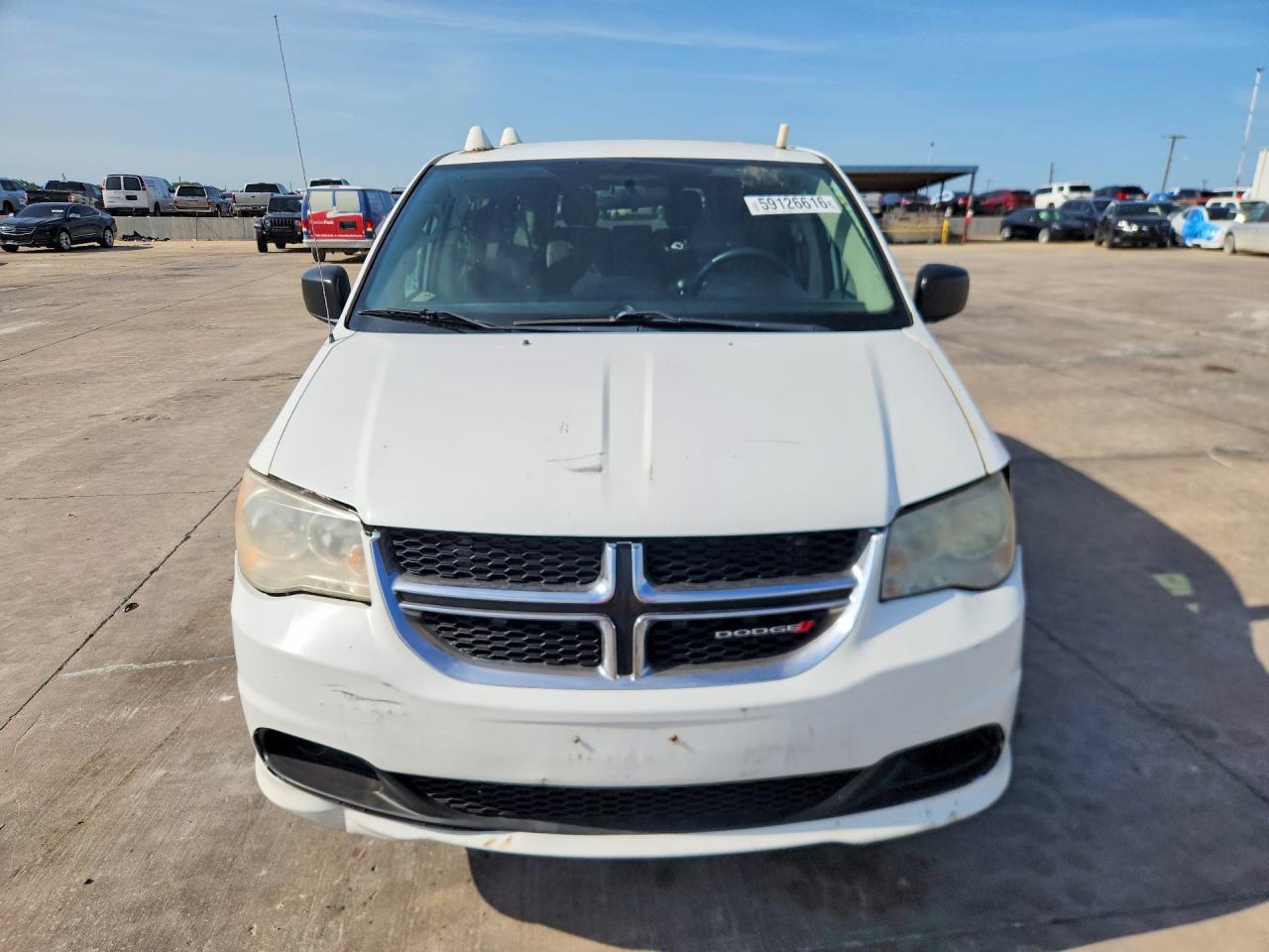 2015 Dodge Grand Caravan Se White vin: 2C7WDGBG2FR614132
