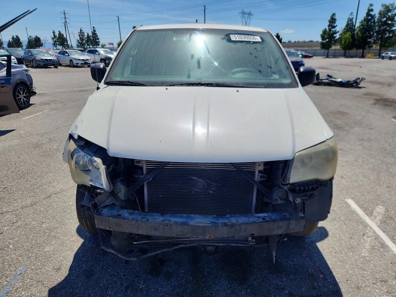 2013 Dodge Grand Caravan Se White vin: 2C7WDGBG4DR780746