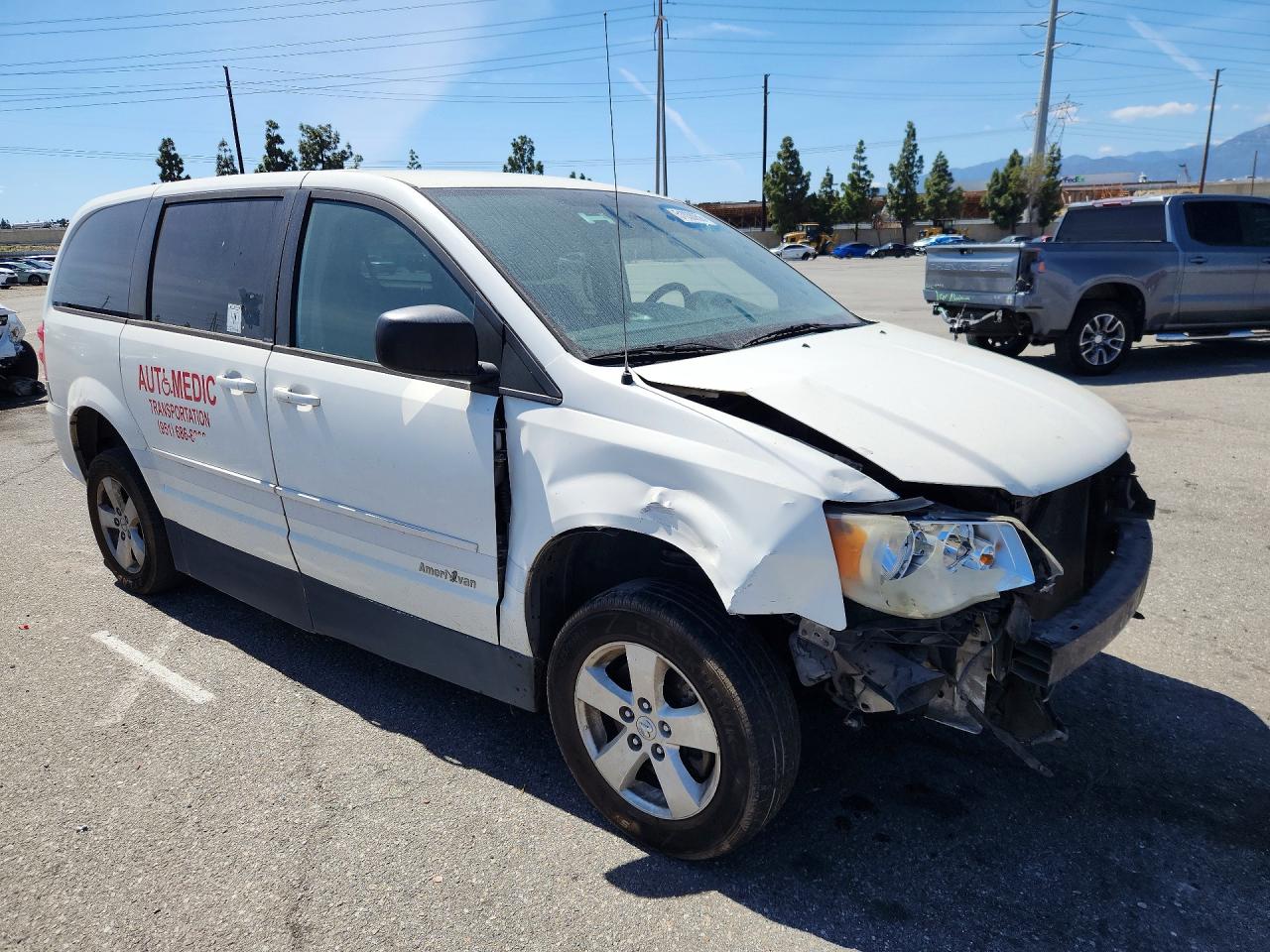 2013 Dodge Grand Caravan Se White vin: 2C7WDGBG4DR780746