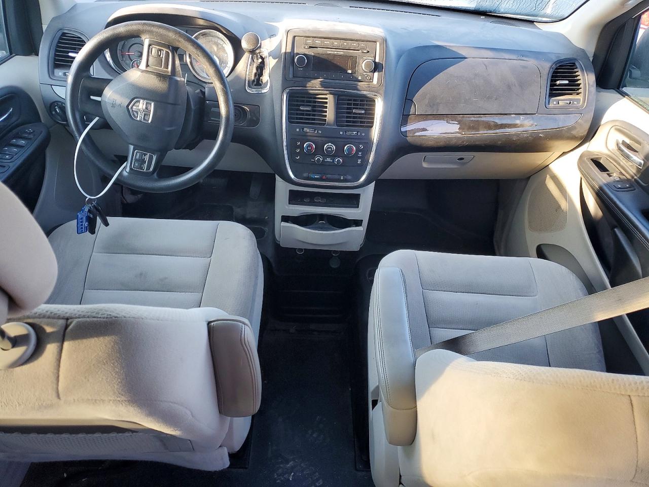 2015 Dodge Grand Caravan Se White vin: 2C7WDGBG4FR599455