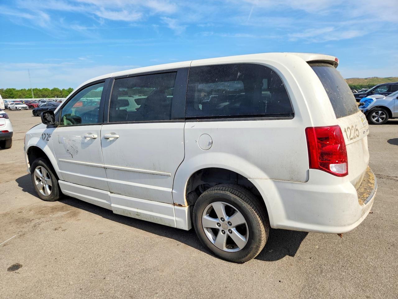 2013 Dodge Grand Caravan Se White vin: 2C7WDGBG6DR651049