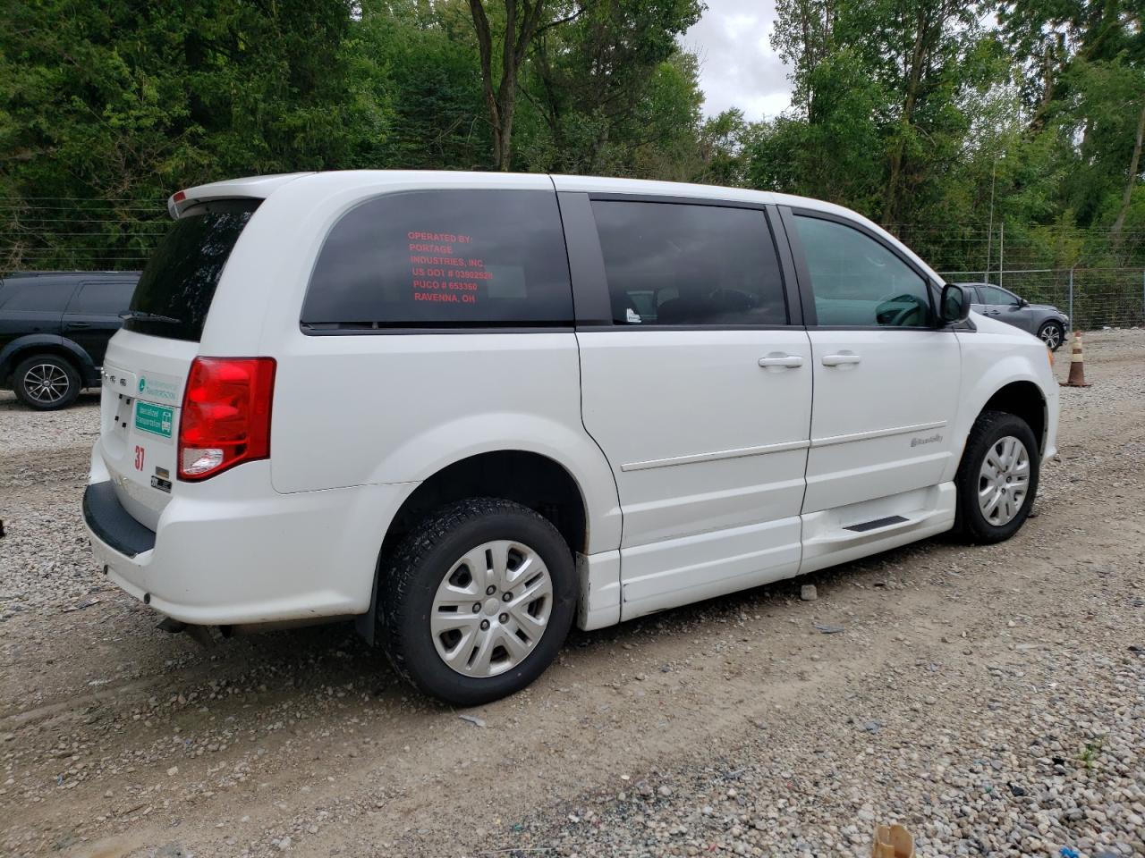 2015 Dodge Grand Caravan Se Белый vin: 2C7WDGBG6FR634237
