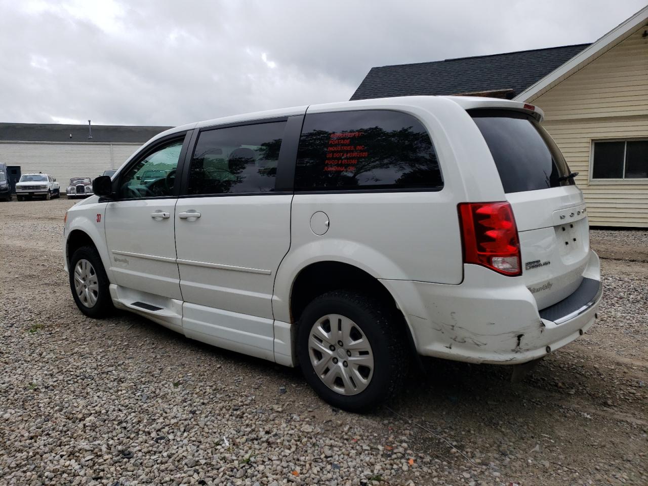 2015 Dodge Grand Caravan Se Белый vin: 2C7WDGBG6FR634237
