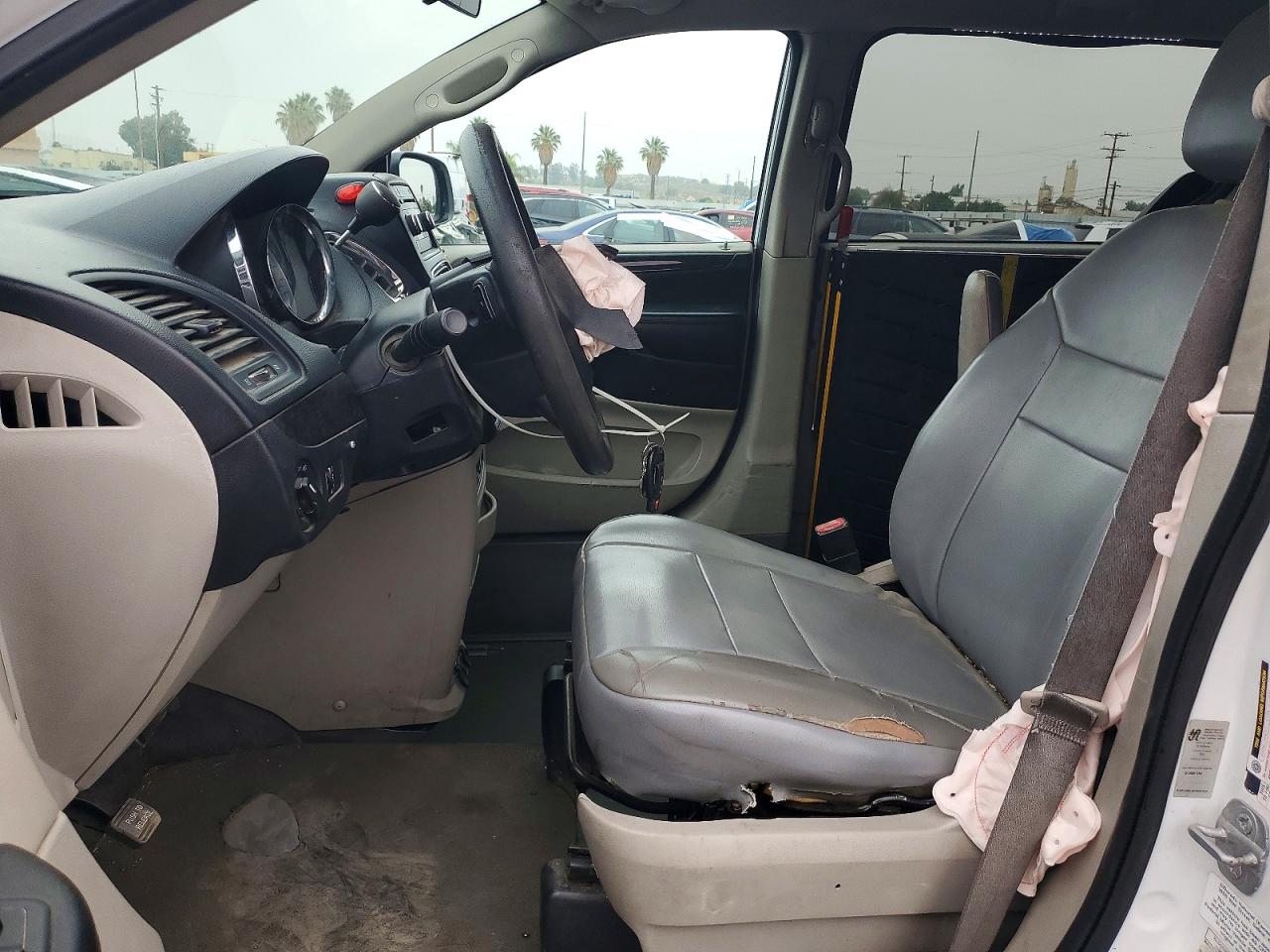 2014 Dodge Grand Caravan Se White vin: 2C7WDGBG7ER318344