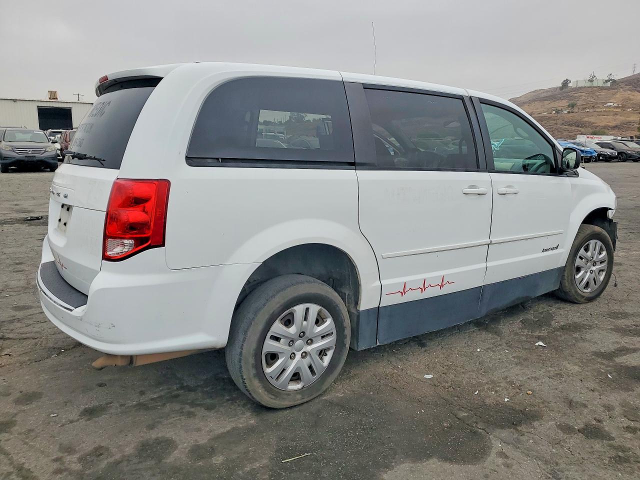 2014 Dodge Grand Caravan Se White vin: 2C7WDGBG7ER318344